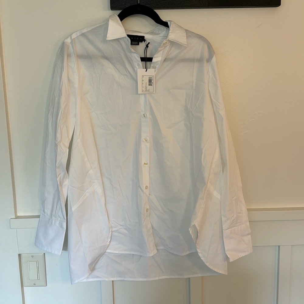 Hatch Maternity white button down brand new with tags